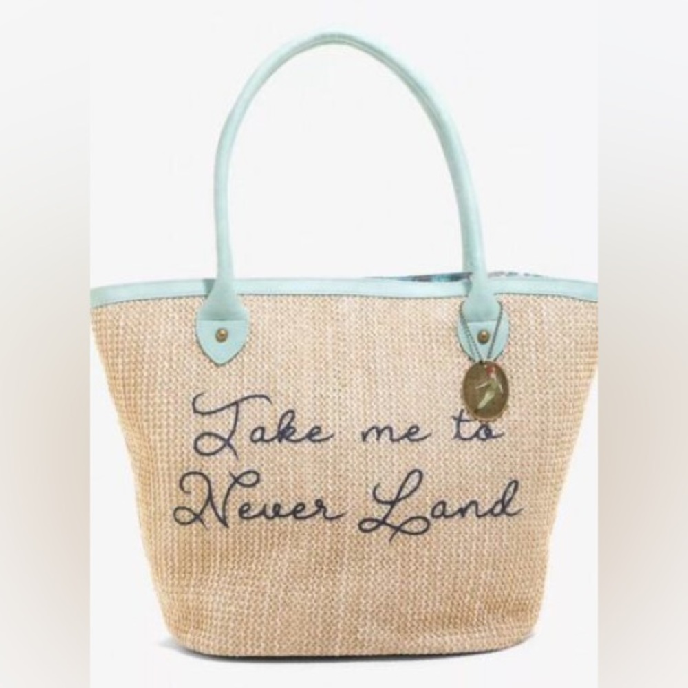 Disney Her Universe “Take Me To Neverland” Tote Bag NWT Peter Pan Purse Bag